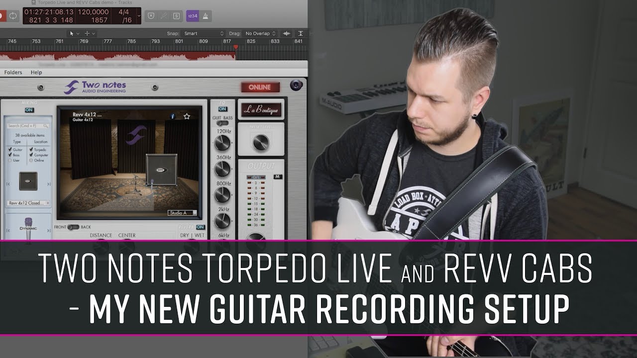 Two Notes Torpedo Live and Revv Cab Impulses - My new guitar recording setup