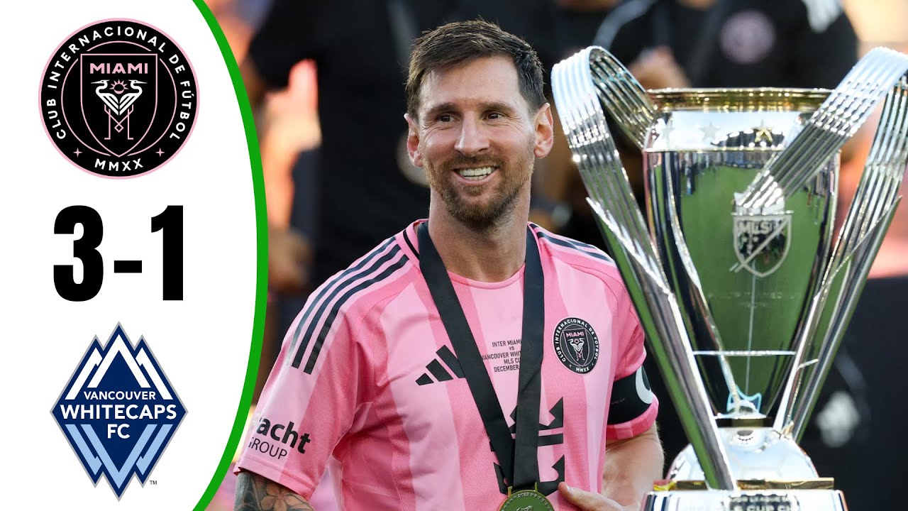 Messi & Miami Rule the MLS! 🔥 Inter Miami vs Vancouver 3-1 Highlights | MLS Cup Final