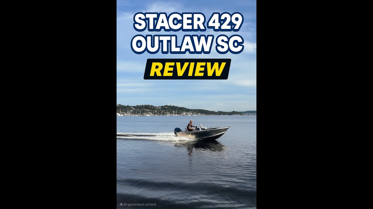 Stacer 429 Outlaw side console reviewed by Newcastle Yamaha marine