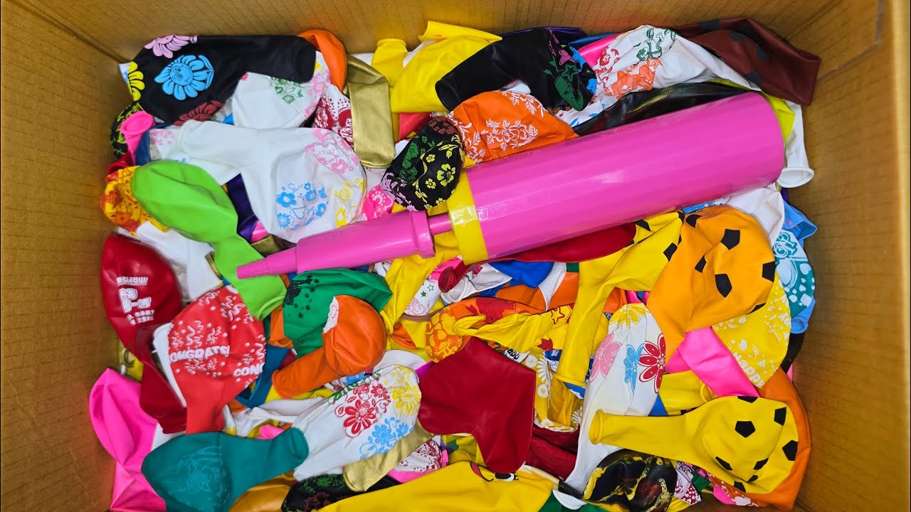 Ultra Satisfying ASMR | Unboxing Unlimited Colorful Balloons Popping