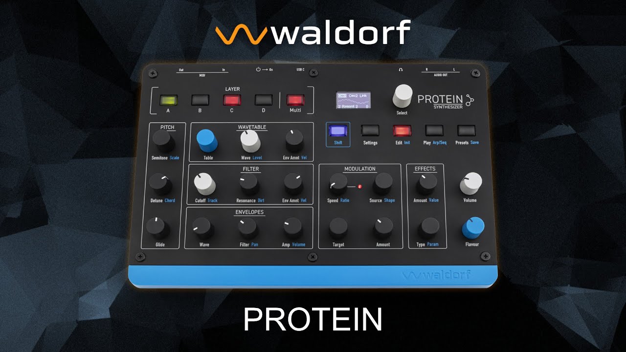 Wavetable on a Budget? Meet Waldorf Protein (Demo)