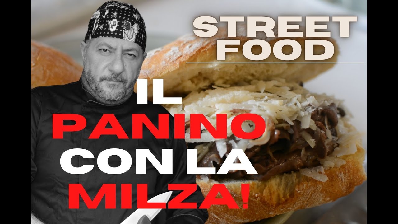 PANINO CON LA MILZA -PANI CA MEUSA- PALERMO STREET FOOD