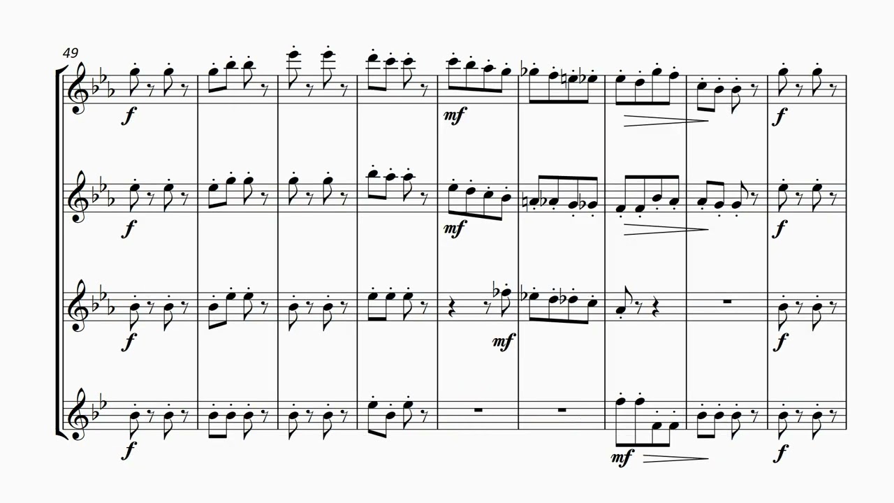 FM1348 Jones Strauss Pizzicato Polka 3 oboes and cor