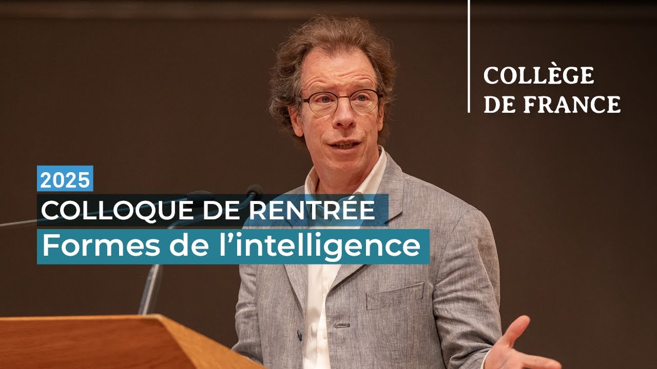 Mystères mathématiques d’intelligences pas si artificielles - Stéphane Mallat