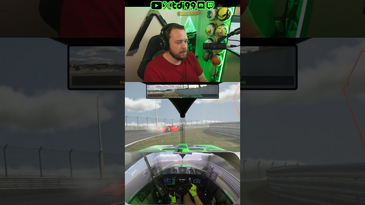 I was so SHOCKED, i had to stop and ask him! #simracing #iracing  #stream #clips