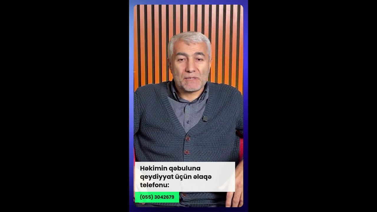 Dr. Fizuli Hüseynov Sullarınızı Cavablandırır