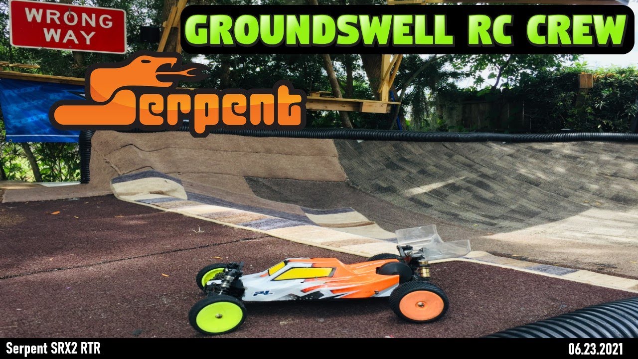 Serpent Spyder SRX2 RTR - Backyard carpet track practice laps