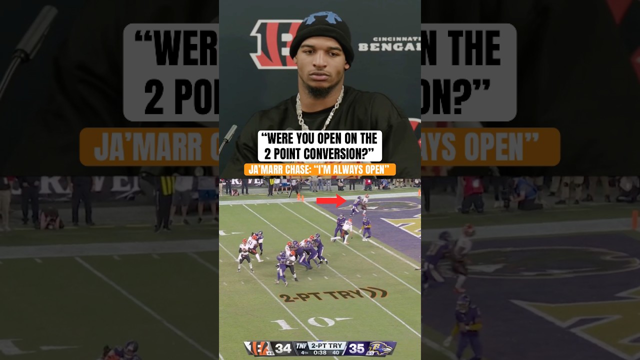 Ja'Marr Chase after the Bengals loss to the Ravens on TNF (via @Bengals)