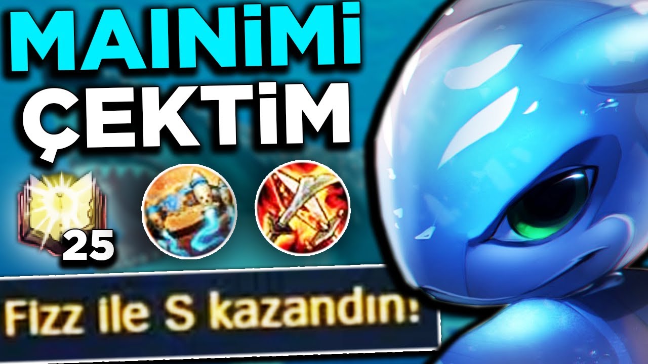ESKİ MAİNİMİ ÇEKTİM!! FIZZ İLE DAĞA TAŞA TEK ATTIM | Fizz Orta (Mid) Rehber LoL | A'dan Z'ye #31