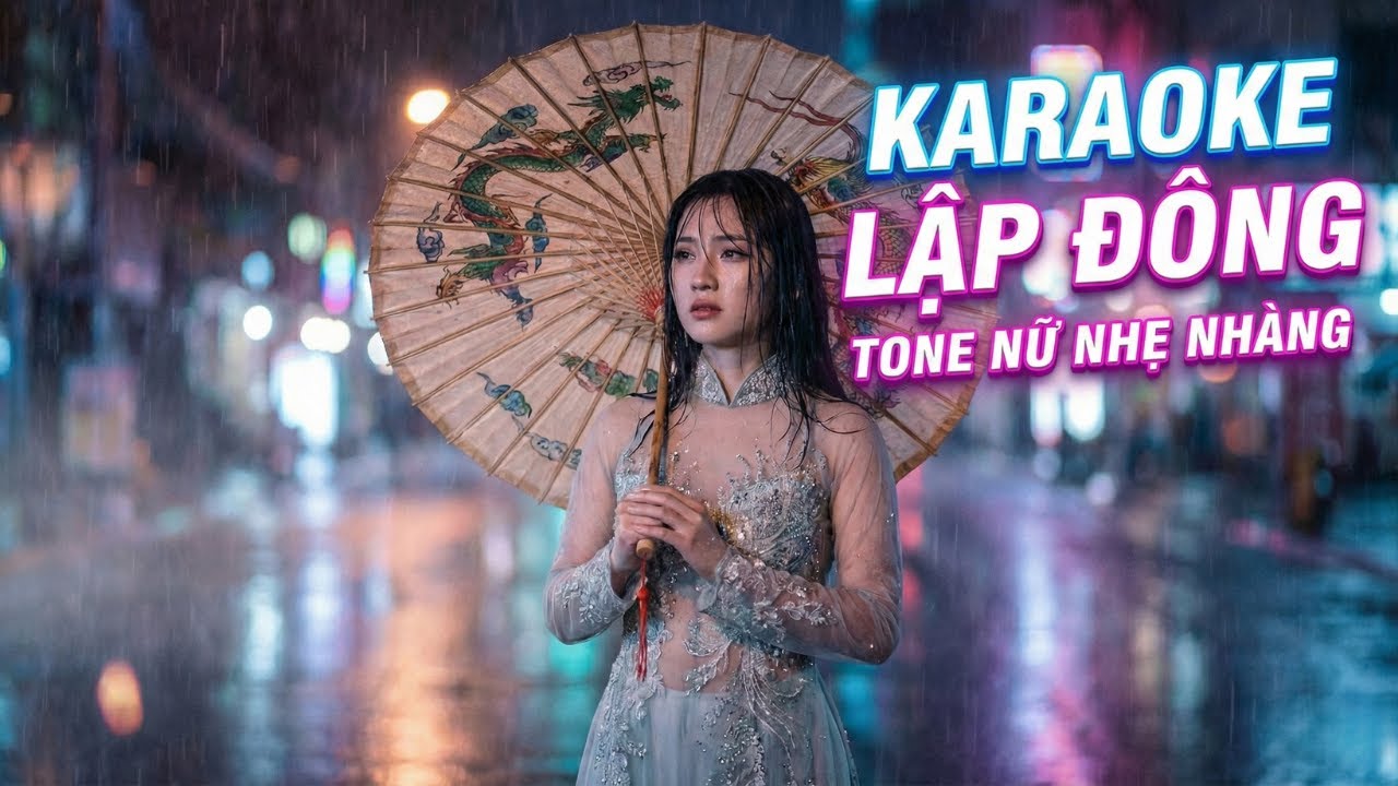Karaoke Lập Đông Tone Nữ - Beat nhạc Cổ Phong Hay Nhất