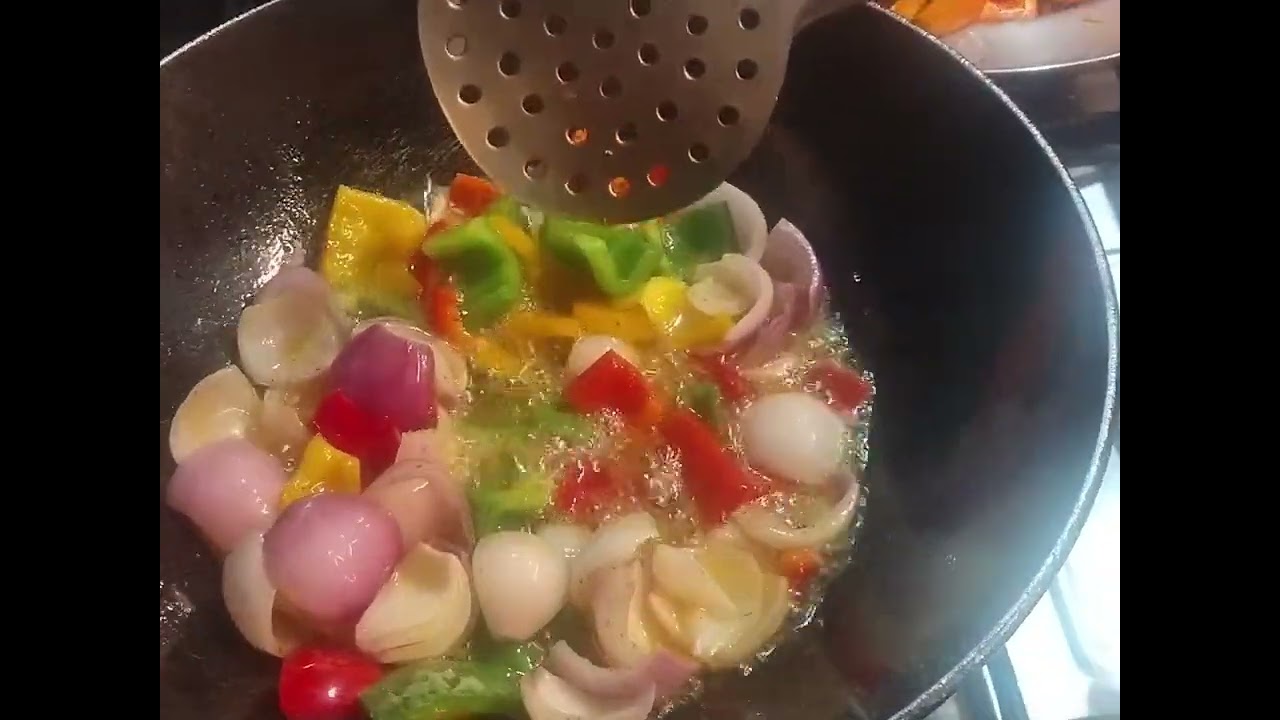 chilli paneer tasty and easy recipe fried rice 🤤👌🤤😋😋😋🤤🤤