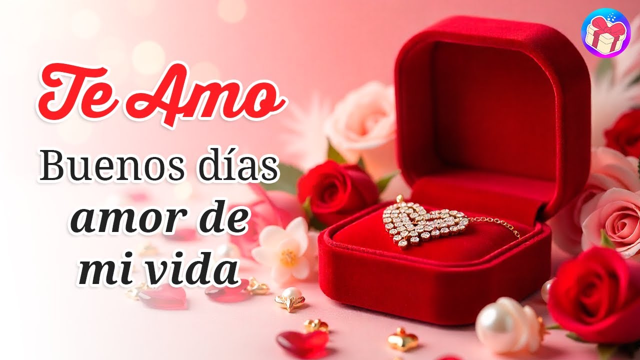 ✨ Buenos Días, Mi Amor 💌 Eres Lo Más Especial de Mi Vida – Hermoso Mensaje Romántico para Dedicar