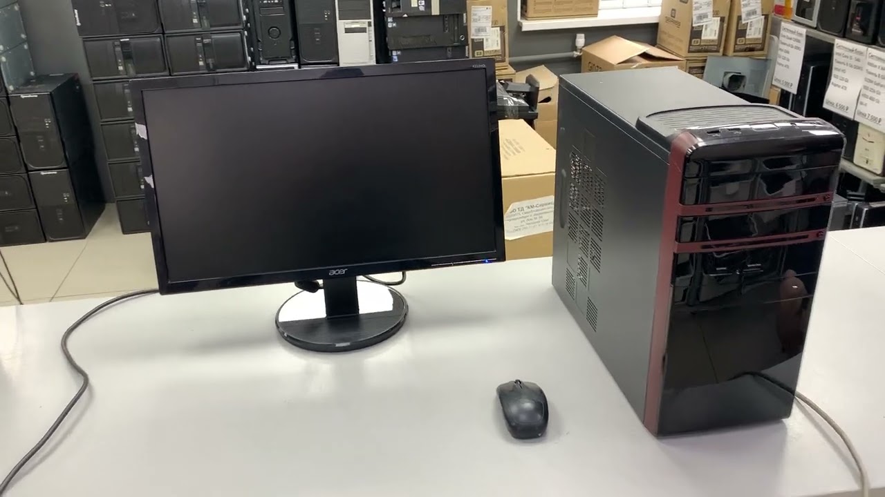 Intel Core i7 - 870 / Память 16Gb / Видеокарта 4Gb GeForce GTX 1050 Ti / SSD 128Gb / HDD 500Gb / ATX