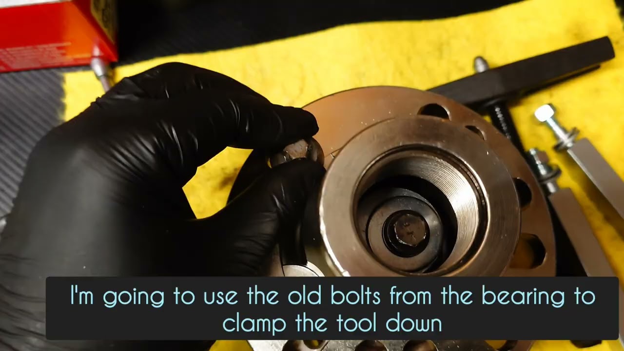 Replacing the rear wheel bearings of a BMW E84 X1