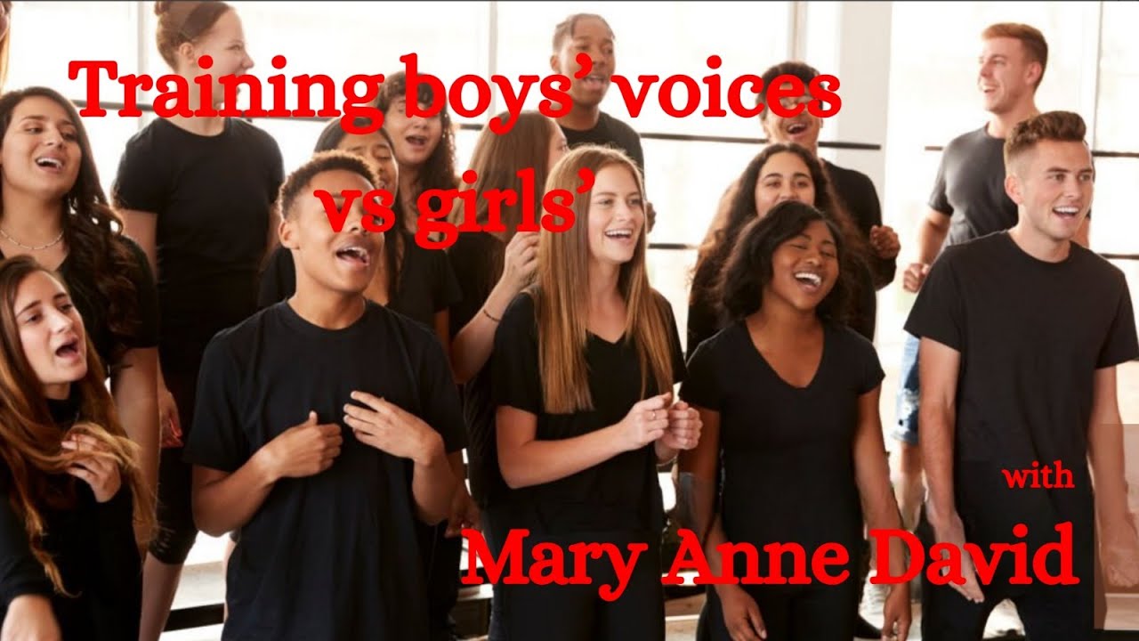 Is it more difficult to train boys to sing, than girls?