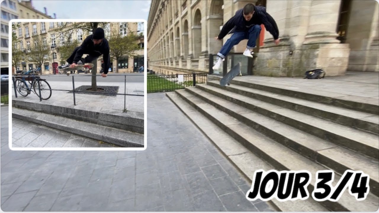 Street Chapeau Rouge + Grand Théâtre Bordeaux - Skate Vlog 3/4