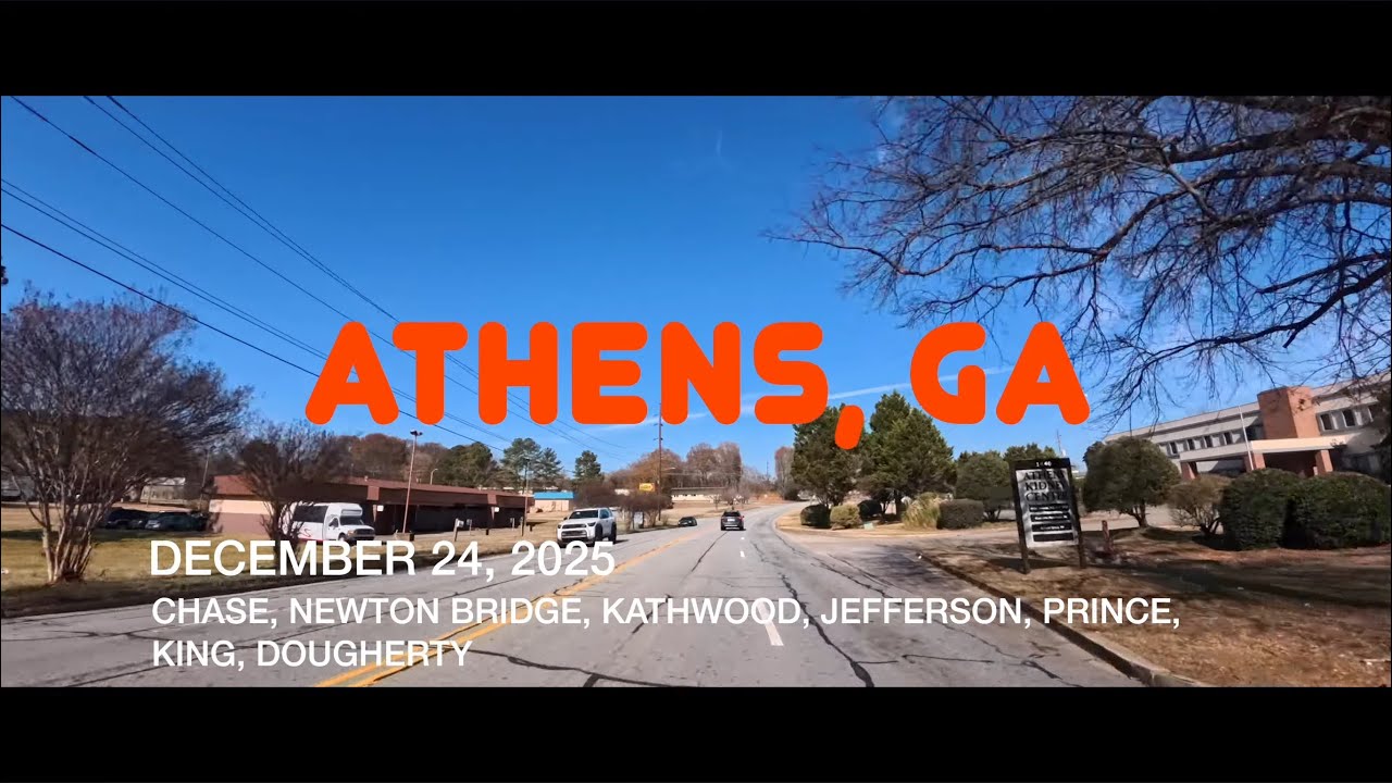 ATHENS, GEORGIA - DECEMBER 24, 2025 - CHASE, NEWTON BRIDGE ROAD, KATHWOOD, JEFFERSON, PRINCE, KING