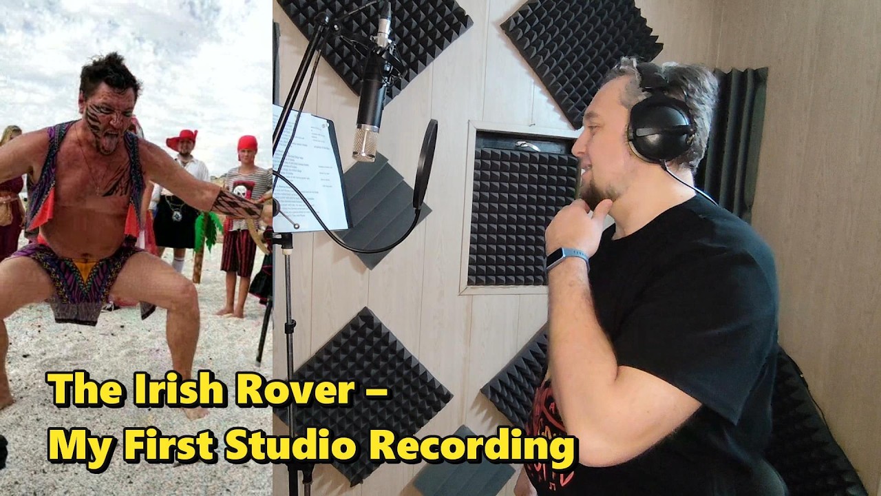 The Irish Rover – My First Studio Recording (Pirate LARP Footage)