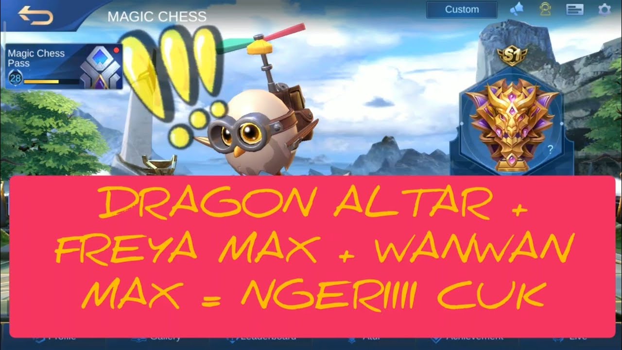 #MagicChessbuild #MagicChessCombo 10th - FREYA MAX + WANWAN MAX = RATA.. - Indraone Only