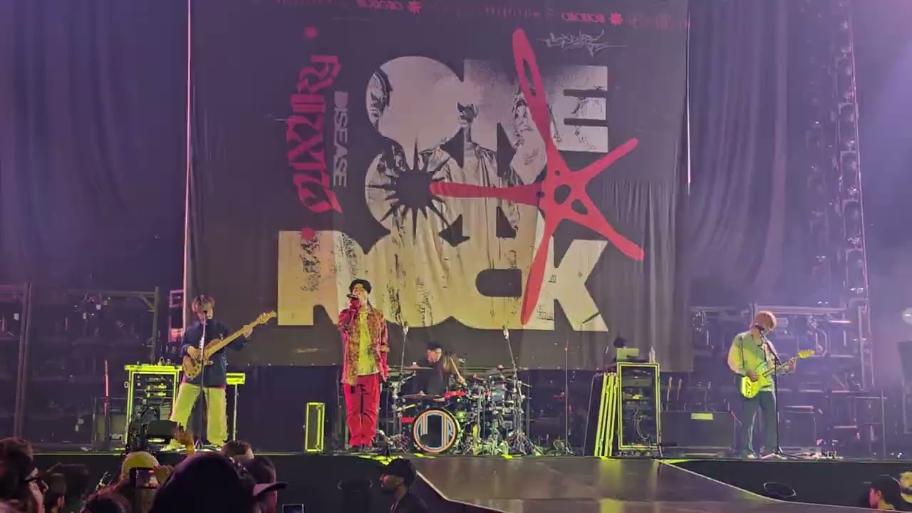 One Ok Rock in Austin song neon
