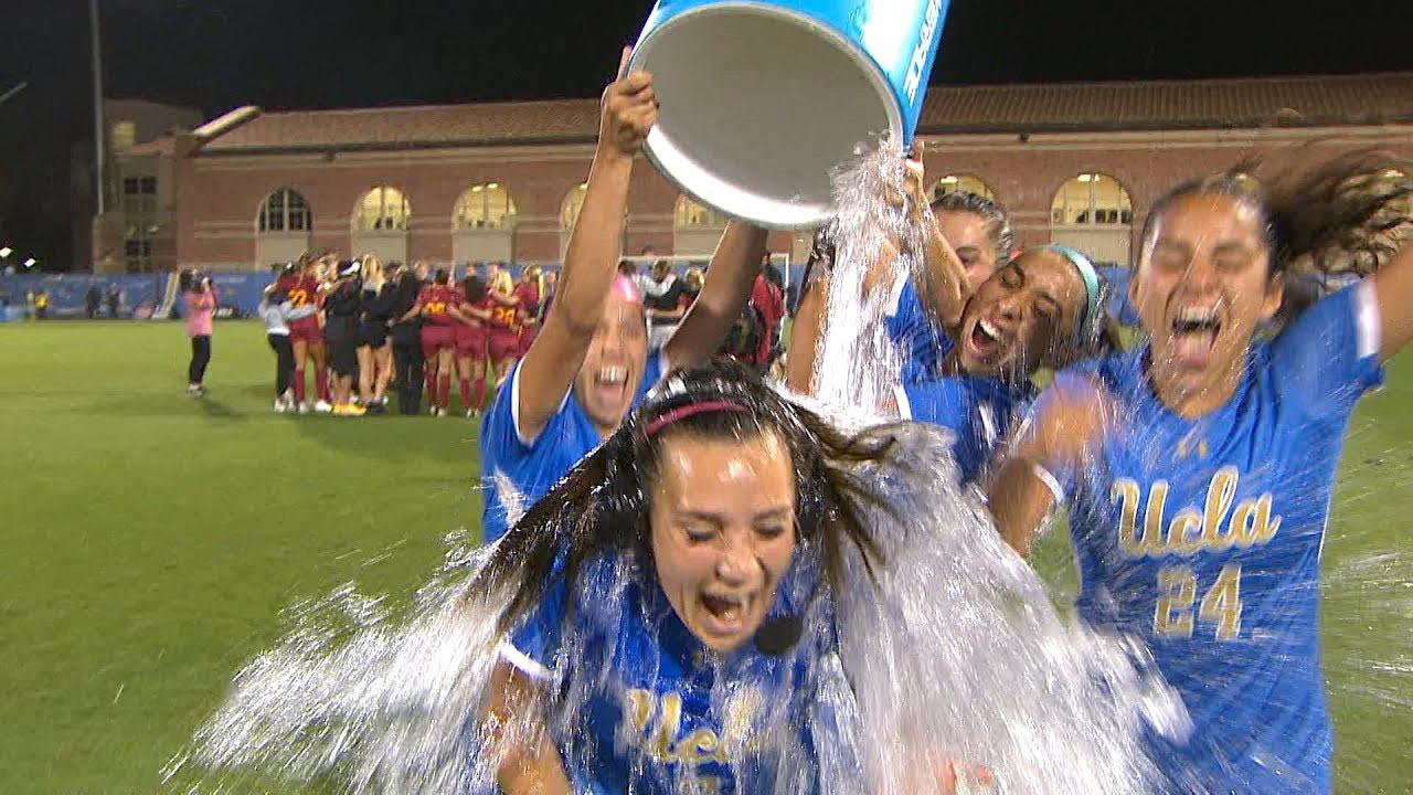Chloe Castaneda gets drenched with ice water and previews UCLA's 'fight' in postseason