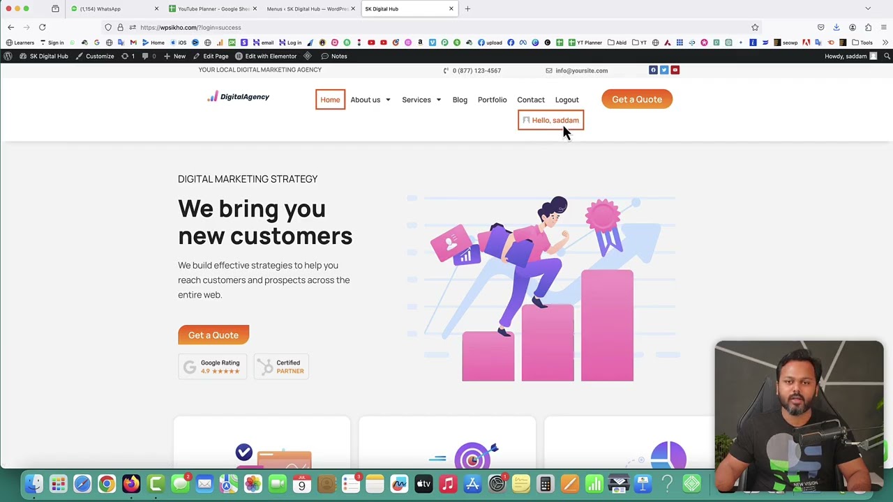 53  How to add frontend Login in WordPress