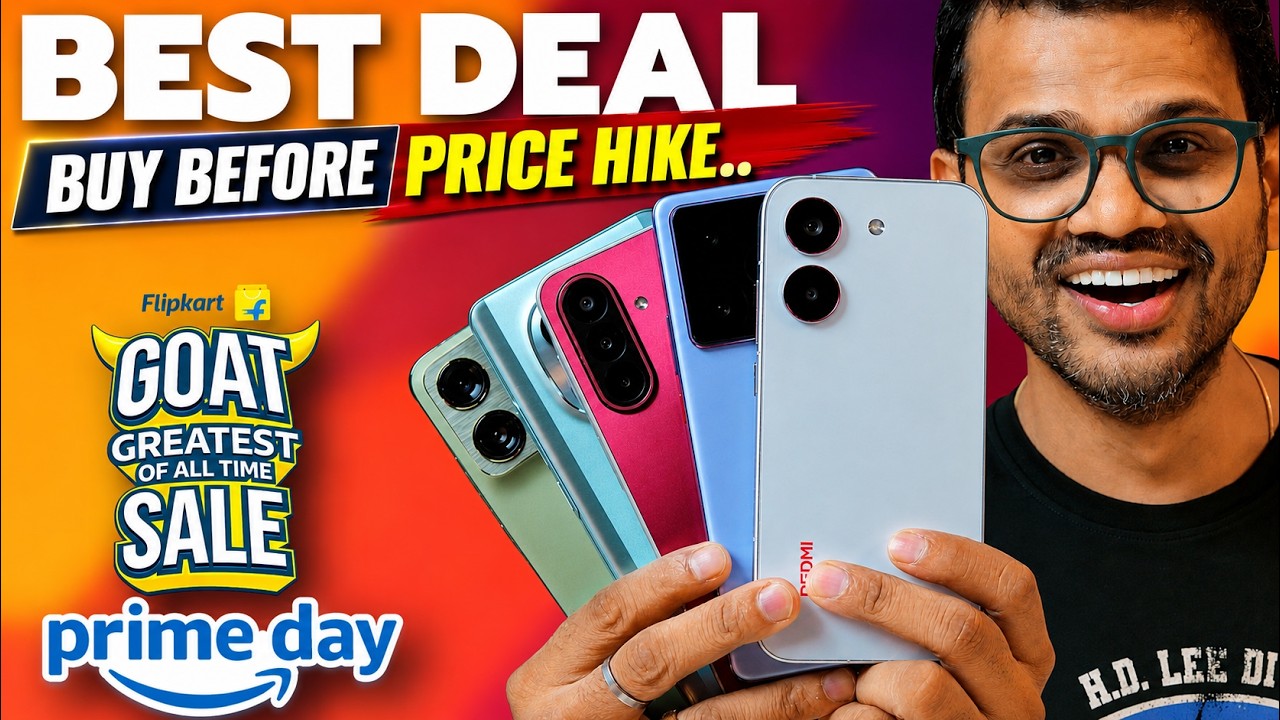 Flipkart GOAT Sale & Amazon Prime Day Sale ✅ Best 5G Phone Deals - Part 1
