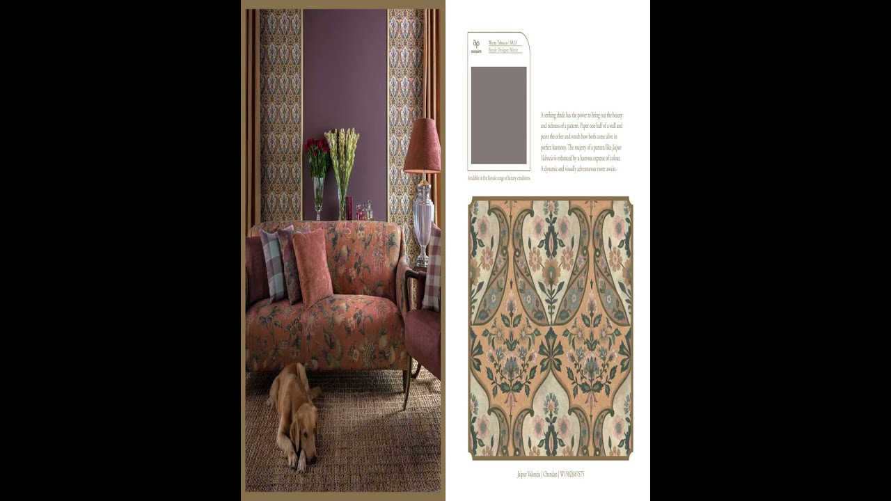 Sabyasachi Wallpaper | Sabyasachi Wallpaper Asian Paints | Sabyasachi Wallpaper Importer |