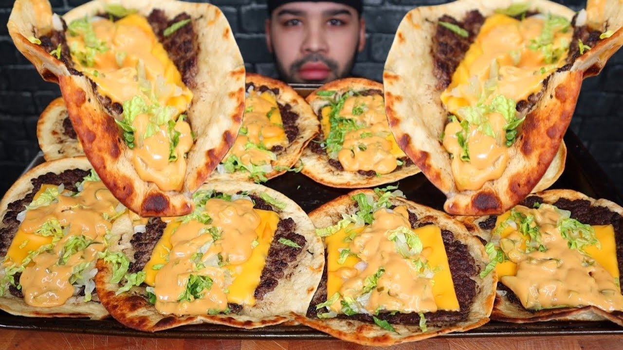 ASMR Big Mac SMASH Burger Tacos