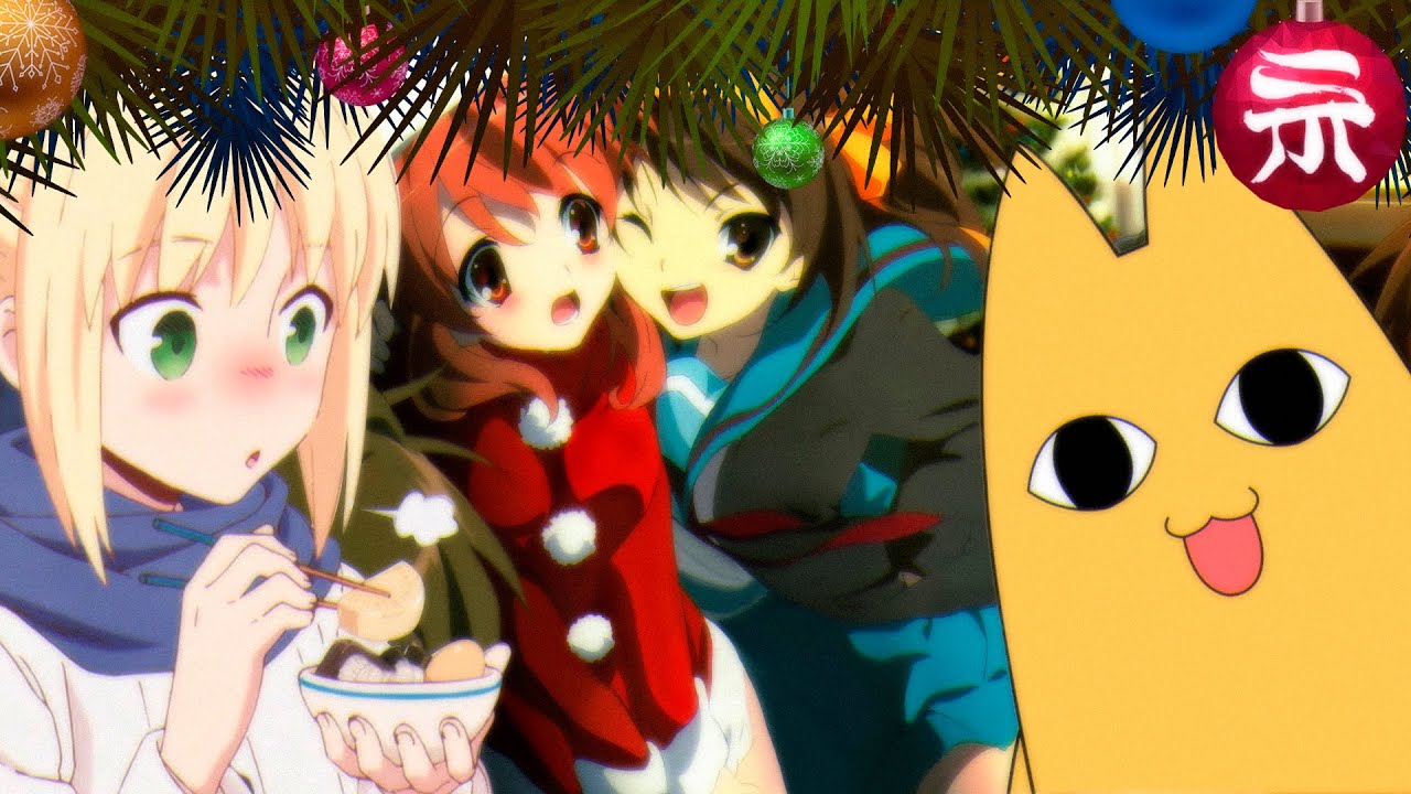 НОВЫЙ ГОД С АНИМЕ Исчезновение Харухи Судзумии, Сегодняшнее меню для Эмии, Адзуманга Дайо [Вкратце]