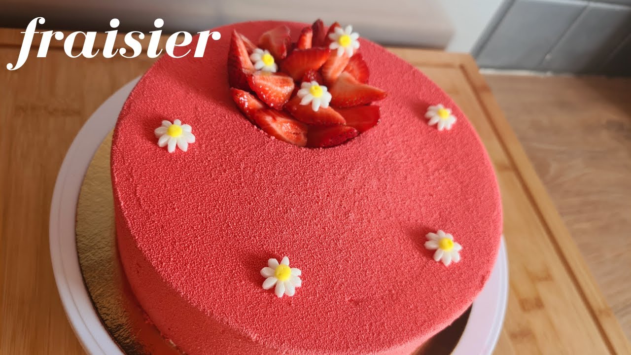 Recette du fraisier revisité façon Cyril Lignac