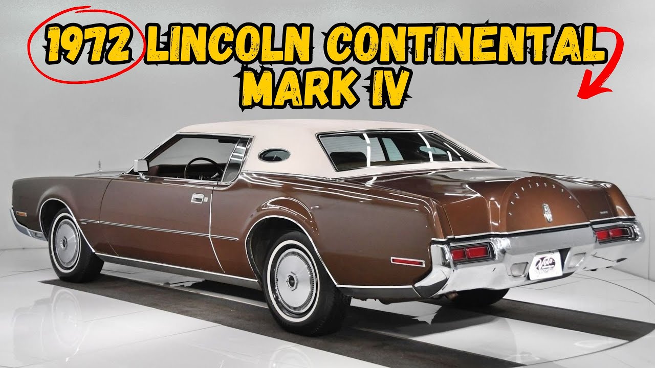1972 Lincoln Continental Mark IV: A Classic Icon of Automotive Excellence