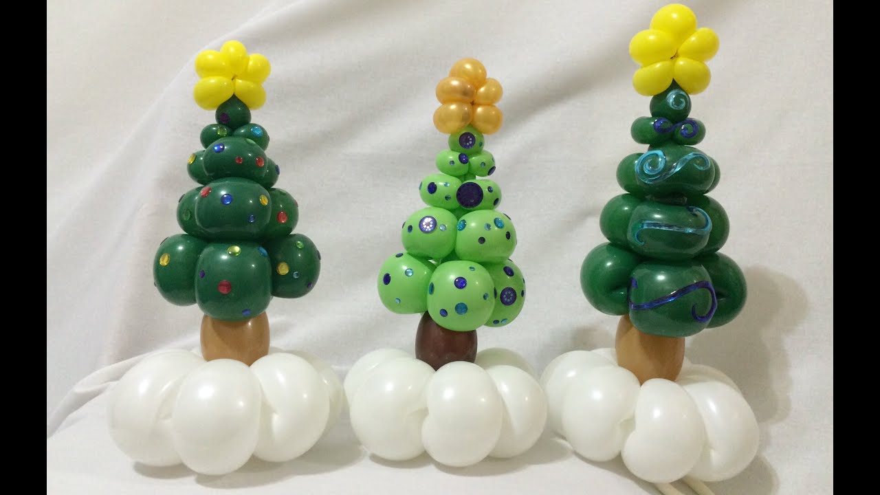 Christmas Tree Balloon Bracelets