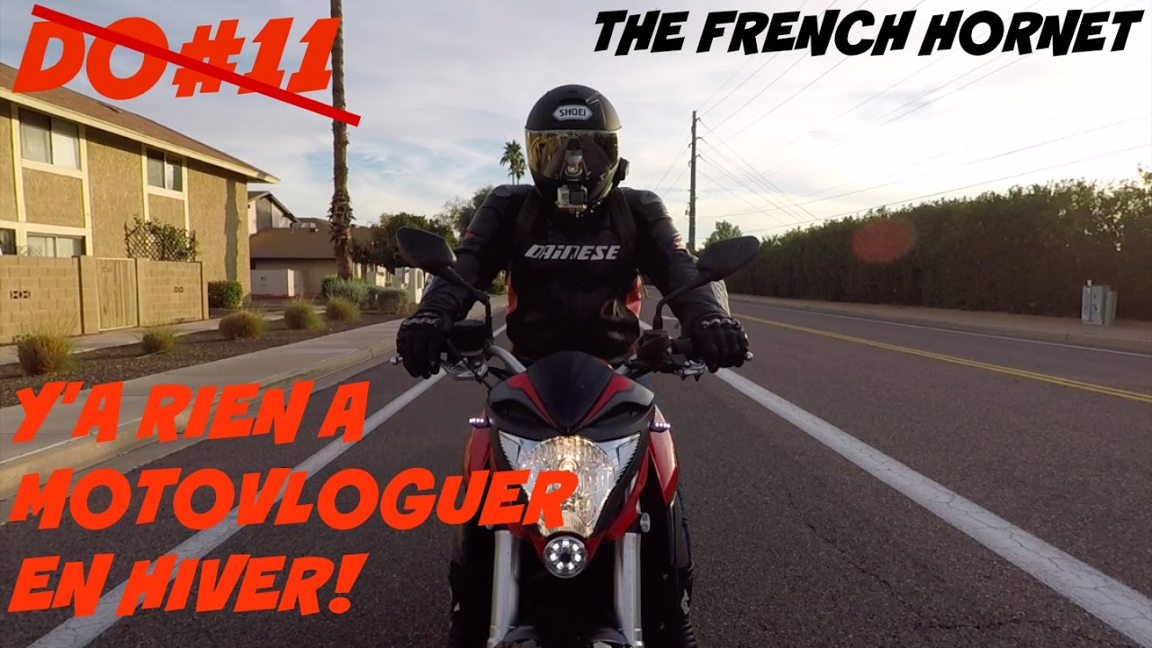 Y'A RIEN A MOTOVLOGUER EN HIVER... (pas une DO)