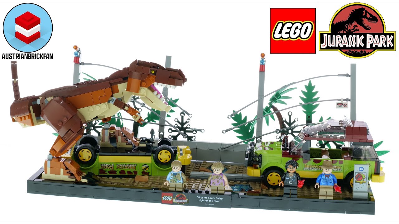 LEGO Jurassic Park 76956 T. rex Breakout Speed Build