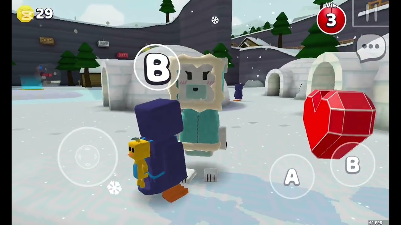 Super bear aventure play in winter  ❄️☃️❄️☃️☃️