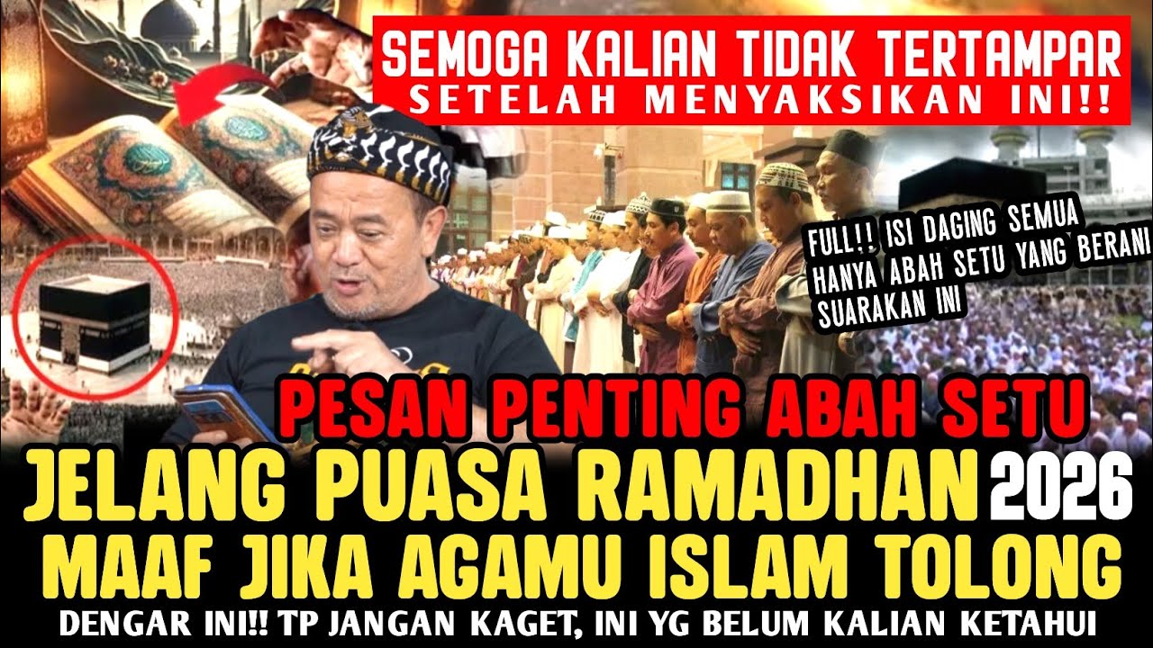 Jelang Puasa Ramadhan!! Maaf Saya Bocorkan, Jutaan Umat Islam Jelas Kaget Dengar Ini - Ngaji Kejawen