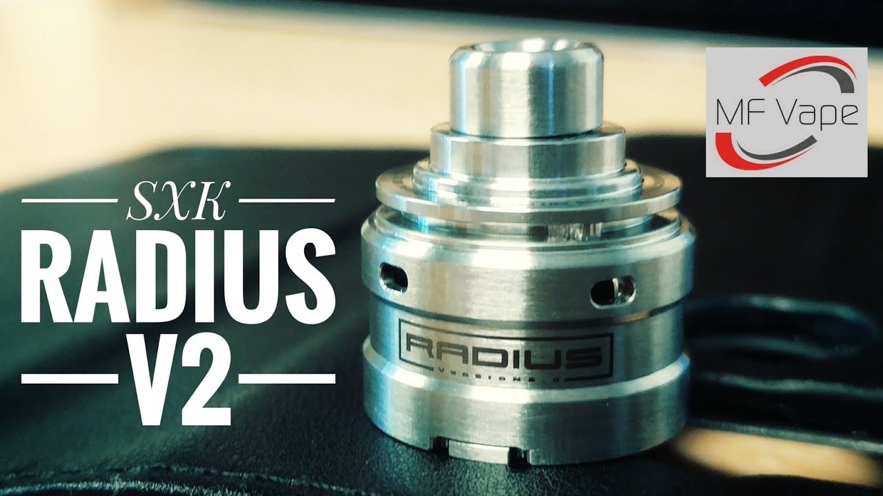 SXK Radius V2 RDA - Review, build & wick