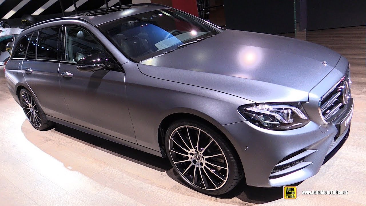 2018 Mercedes E400 4Matic Wagon - Exterior and Interior Walkaround - 2017 Frankfurt Auto Show