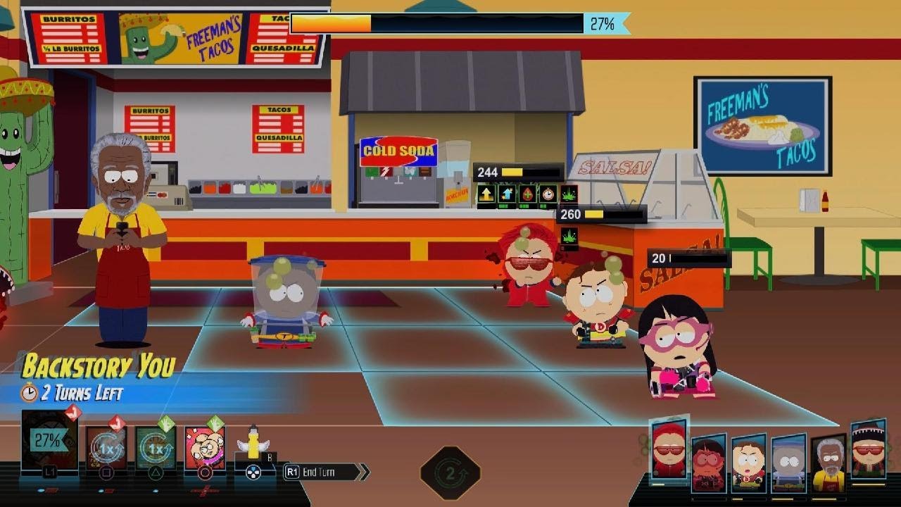 South Park: The Fractured But Whole - Morgan Freeman Boss Fight
