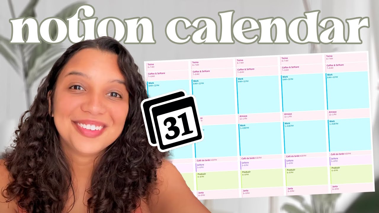 Tutorial: Notion Calendar + Google Agenda | Organização com Blocos de Horários