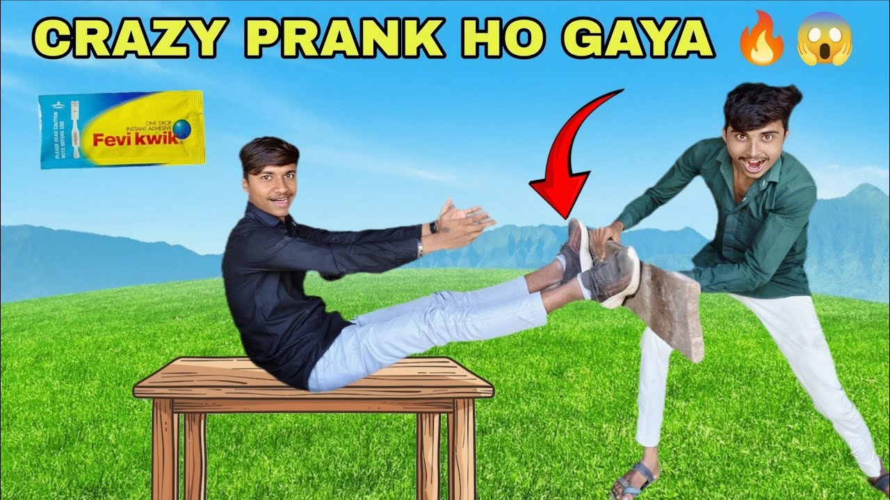 Lakdi Pe Shoes Chipakaye 😱 | Crazy Prank Experiment 🔥