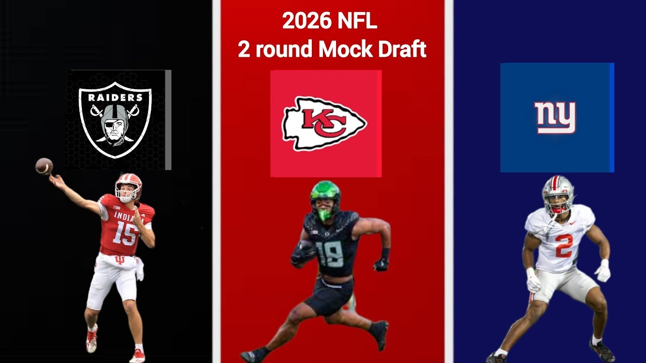 2026 NFL 2 round Mock Draft l How far does Caleb Downs fall?