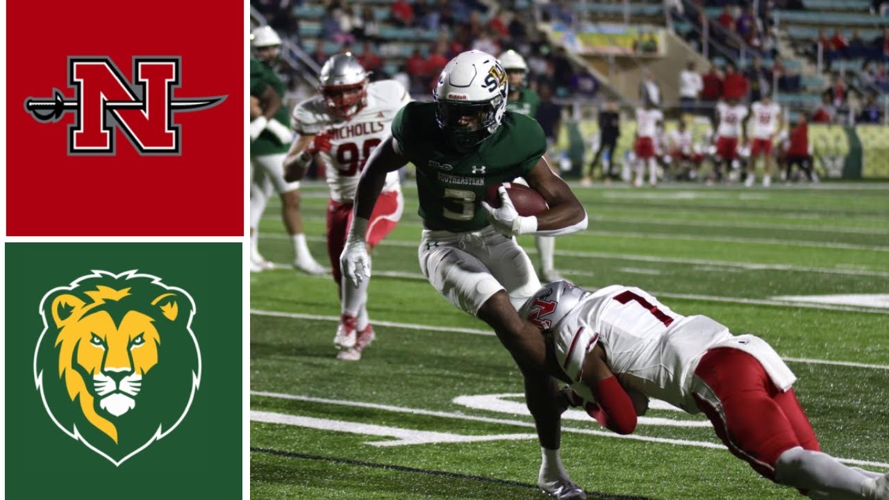 Nicholls vs SE Louisiana Highlights | 2025 FCS Football Week 13