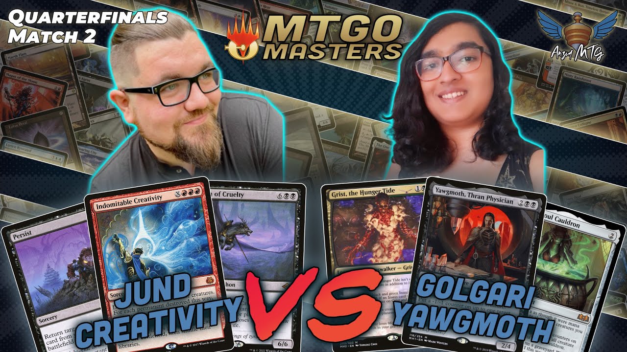 Jund Creativity vs Golgari Yawgmoth | MTG Modern | MTGO Masters | Quarterfinals | Match 2