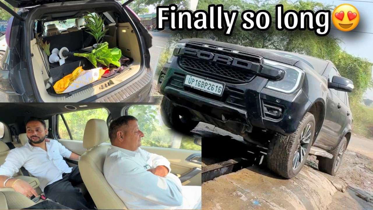 आज इतने दिनों बाद Endeavour से Trip मारी 🔥 with my Father.. 😍