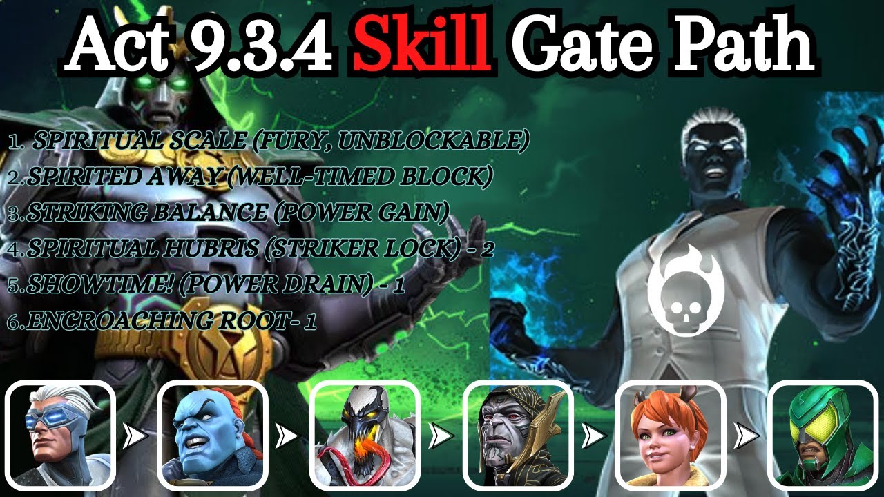MCOC Act 9.3.4 Skill Gate Path - Mr. Negative Boss