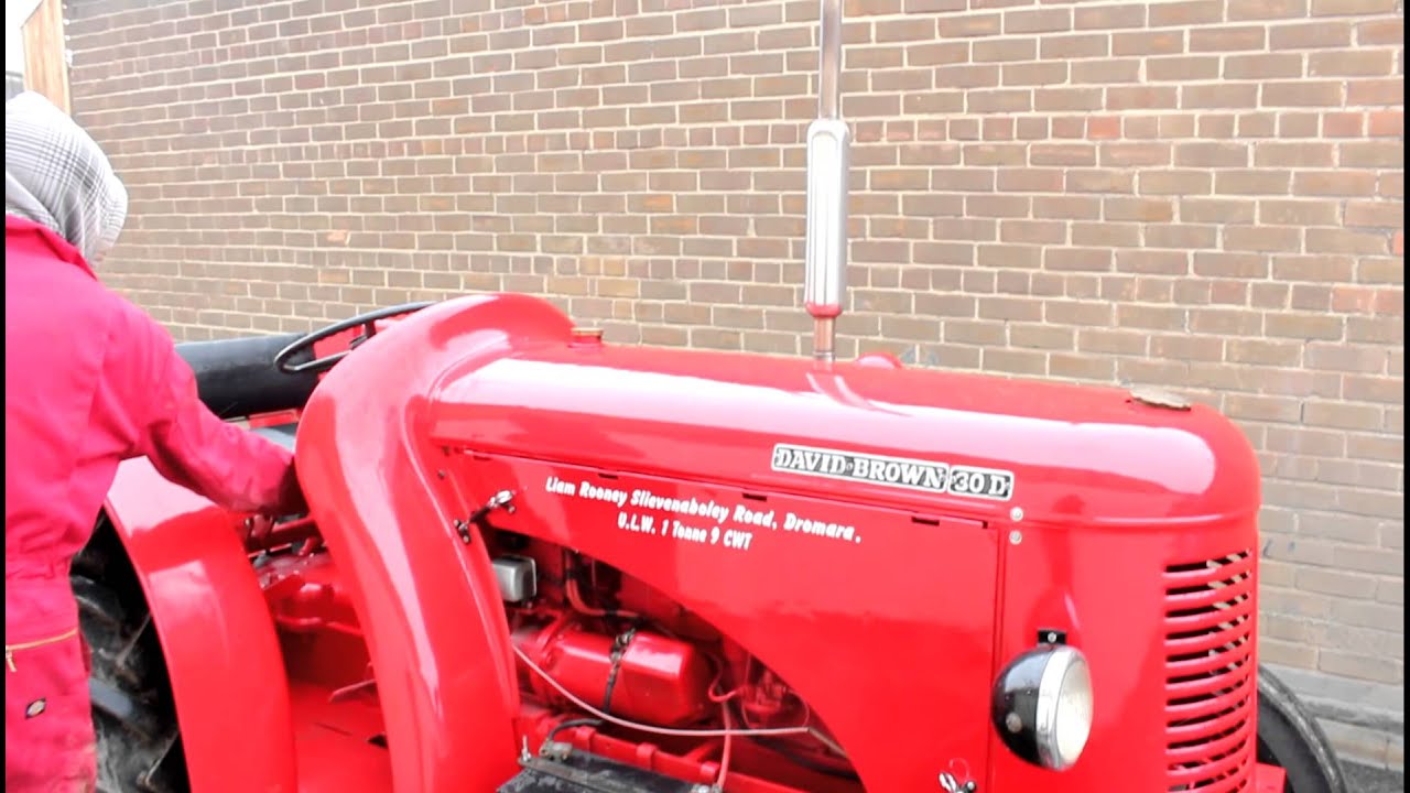 David Brown 30D cropmaster, Bench Seat Model, 1951