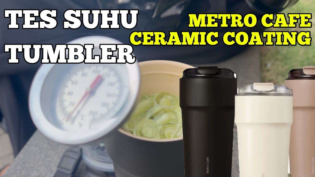 Tes Suhu LocknLock Metro Cafe Ceramic Coating Tumbler 500ml - LHC4357