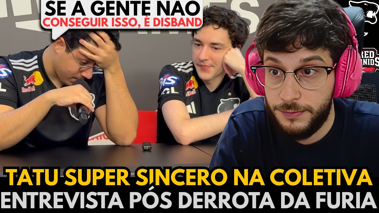 🚨 TATU DESABAFA SOBRE A FURIA APÓS ELIMINAÇÃO NA COPA CBLOL - GREVTHAR REAGE E COMENTA @BaianoTV1